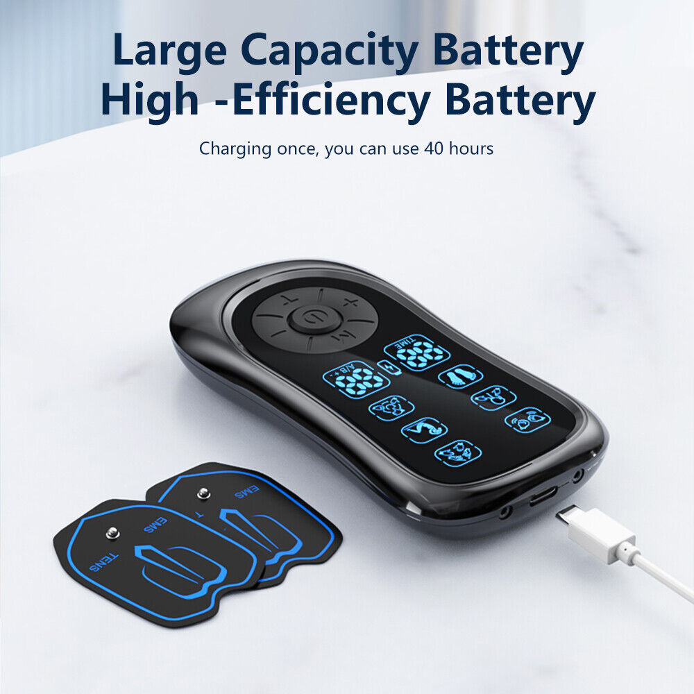 Tens Unit Rechargeable Muscle Stimulator Massager Pain Relief Dual Channel EMS - Image 3