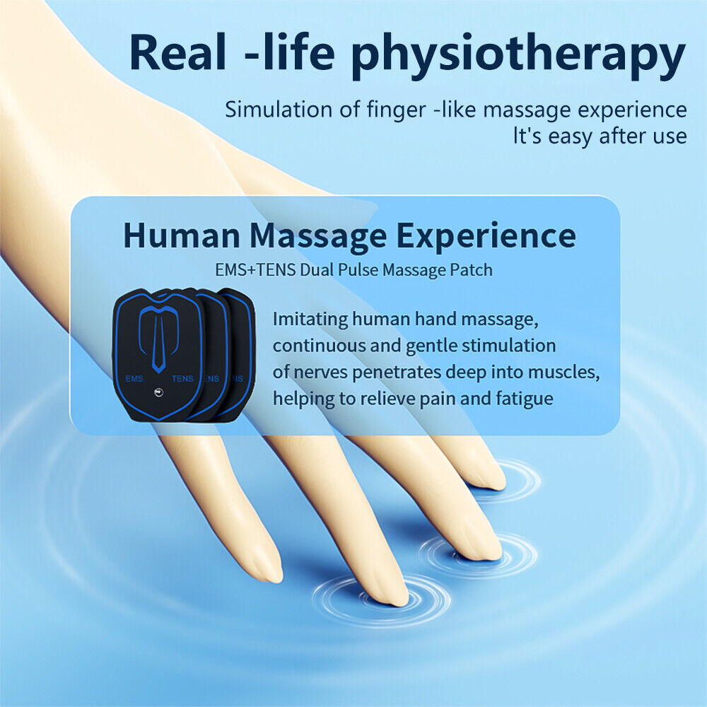 Tens Unit Rechargeable Muscle Stimulator Massager Pain Relief Dual Channel EMS - Image 9